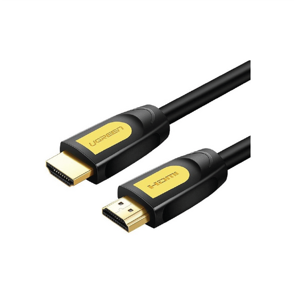 Ugreen HDMI Male to Male Round Cable 2M Yellow/Black 10129