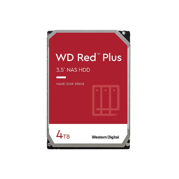 WD 4TB WD40EFPX-68C6CN0 Red Plus SATA III  6 Gb/s  3.5