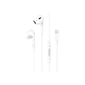 Hoco Max Crystal Earphone with Mic For Iphone M1 Max - White