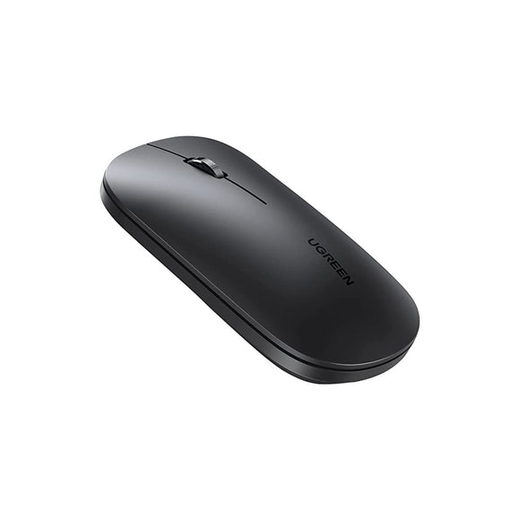 UGREEN Portable Wireless Mouse 4000DPI 2.4G + Blue tooth Silence Design (Starry Black) - 90531