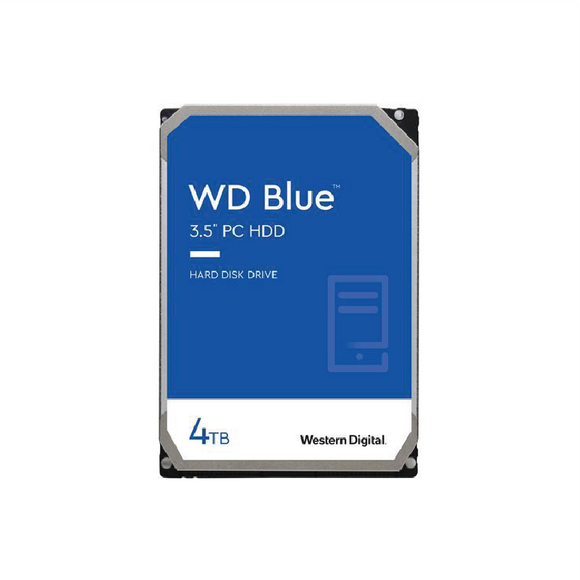 WD Blue 4TB Desktop Hard Disk Drive - 5400 RPM SATA 6Gb/s 64MB Cache 3.5 Inch - WD40EZRZ