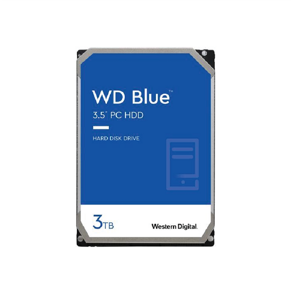 WD Blue 3TB Desktop Hard Disk Drive - 5400 RPM SATA 6Gb/s 64MB Cache 3.5 Inch - WD30EZRZ