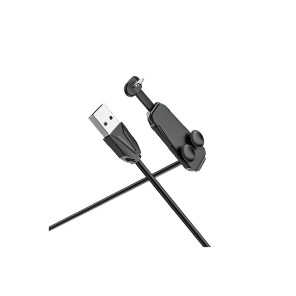 Borofone BU9 Unreal Lightning Gaming Charging Cable - Black 1.2m