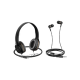Hoco W24 Enlighten Wired 2in1Earphones &amp; Headphones With Mic