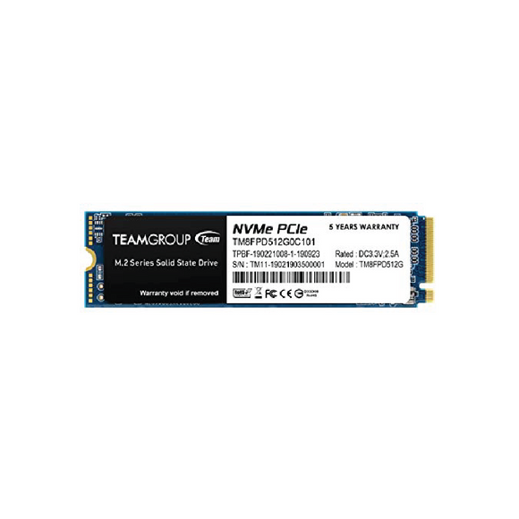 TeamGroup MP33 PRO M.2 2280 512GB PCIe 3.0 x4 NVMe 1.3 3D NAND Internal SSD