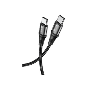 Hoco X50 Type-C to Type-C  Exquisito 100W Charging Data Cable 2M - Black