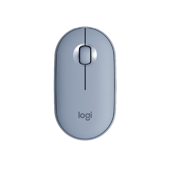 Logitech Bluetooth & Wireless Mouse  M350 Pebble Blue Grey
