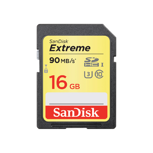 SanDisk Extreme (16GB) SDHC Memory  Card (Speed Up to 90MB/s) - SDSDXNE -016G-GNCIN