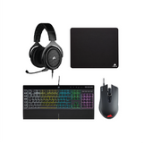 CORSAIR 4-IN-1 GAMING BUNDLE 2021 Keyboard/Mouse/Mouse Pad/Headset