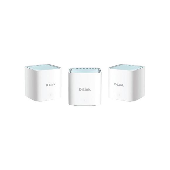 D-LINK M15 3 PACK Eagle Pro Ai AX1500 Wi-Fi Mesh System with Built In Antenna - M15 (3P)