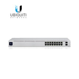 Ubiquiti Networks USW-16-POE Gen 2,  AC/DC, Internal, 60W, (16) 10/100/ 1000 RJ45 Ports, (2) 1G SFP, 442.4  x 200 x 43.7 mm